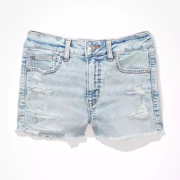 ❗️SOLD❗️American Eagle High Waisted Denim Jean Shorts - Picture 4 of 14